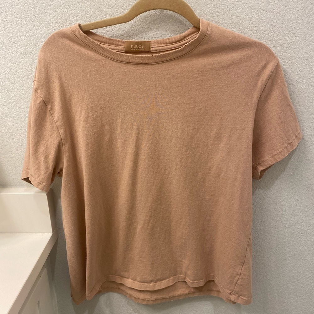 Nuuds everyday tshirt sand size medium